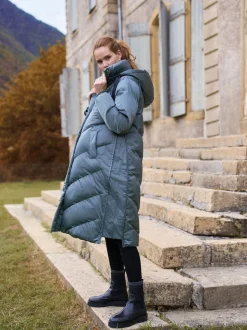 Tingrijs - Seraphine Lange 3-In-1 Zwangerschaps- en Draagjas Puffa Coat