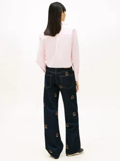 Tommy Jeans Relaxed Fit Cropped Poplin Shirt