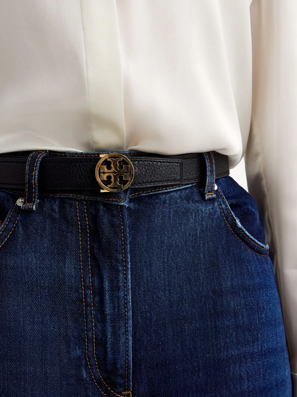 Tory Burch 1" Miller omkeerbare riem