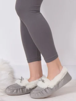 Totes - Glinsterende wintermocassins voor dames