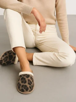 Totes Isotoner Ladies Fur Mules
