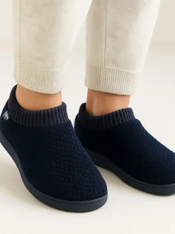 Totes Isotoner Ladies Popcorn Full Back Bottie Slippers