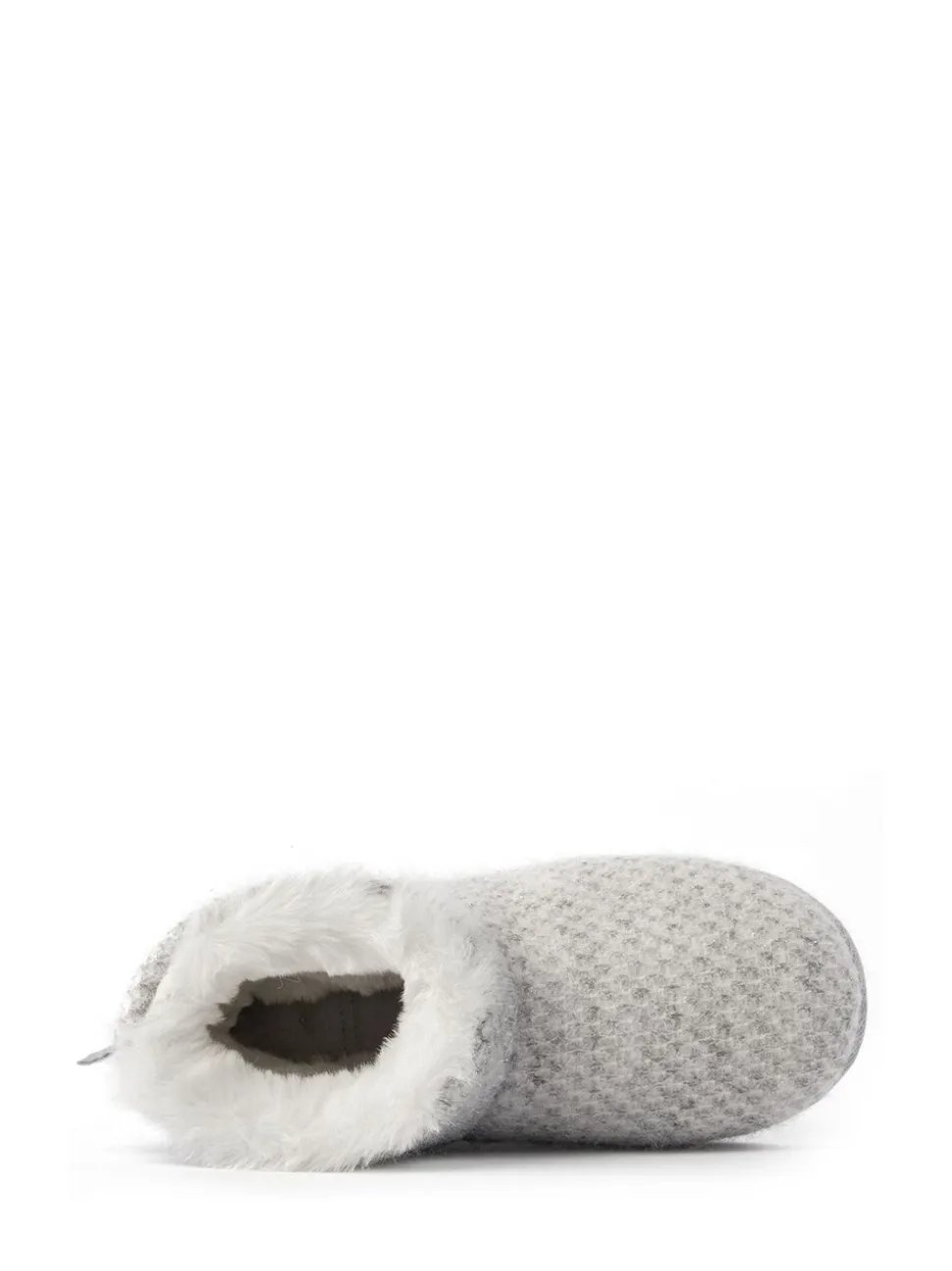 Totes Isotoner Ladies Sparkle Knit Boot Slippers