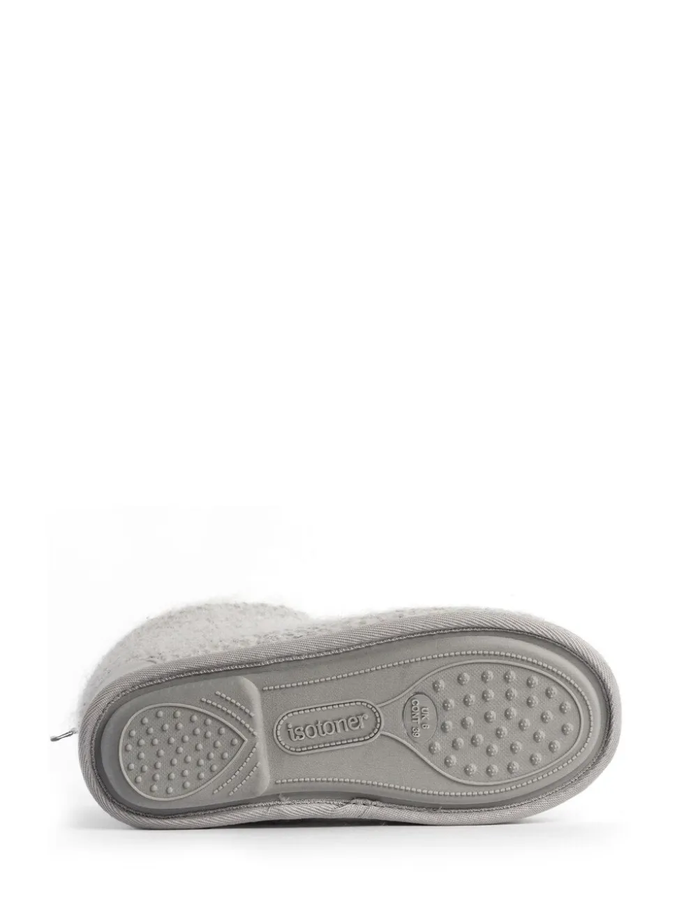 Totes Isotoner Ladies Sparkle Knit Boot Slippers