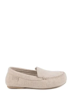 Totes Isotoner Ladies Textured Moccasin Slippers