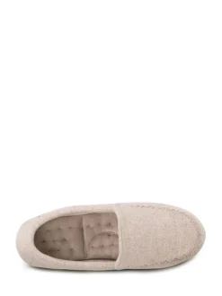 Totes Isotoner Ladies Textured Moccasin Slippers