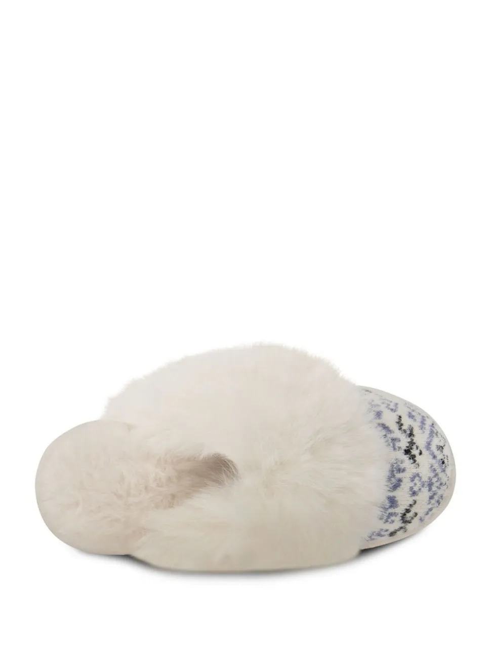 Totes Toasties Ladies Fair Isle Knit Mule Slippers