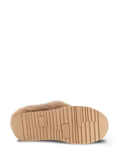 Totes Toasties Ladies Icon Textured Mules with Chunky Sole