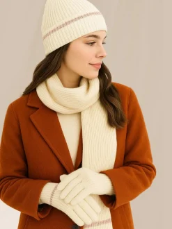 Totes Toasties Ladies Knitted Hat Scarf and Gloves Gift Set