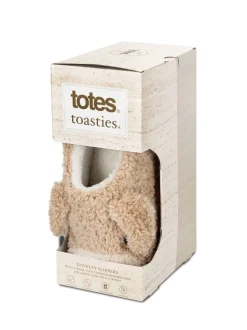 Totes Toasties Ladies Novelty Dog Full Back Slippers