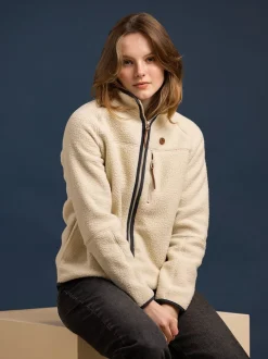 Trespass Quake - Zware witte fleece