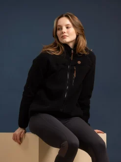 Trespass Quake Fleece Black Jacket