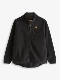 Trespass Quake Fleece Black Jacket