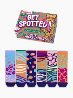 United Odd Socks Spotty Ladies Socks 6 pack