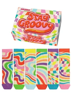 United Odd Socks Stay Groovy Socks 3 pack