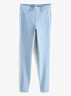 Vaalblauw - Legging van jersey-denim