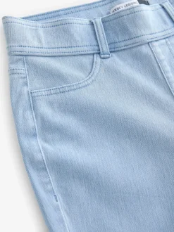 Vaalblauw - Legging van jersey-denim
