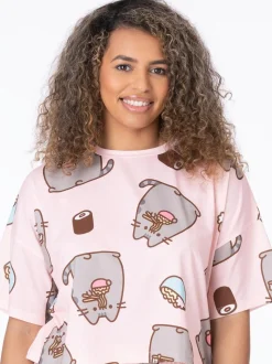Vanilla Underground - Pusheen gelicenseerde shortpyjama voor dames