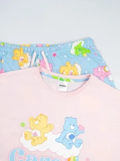 Vanilla Underground Care Bears Character Short Sleeve Long Leg Pyjamas Set