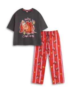 Vanilla Underground Disney The Little Mermaid Sebastian Short Sleeve Long Leg Pyjamas Set