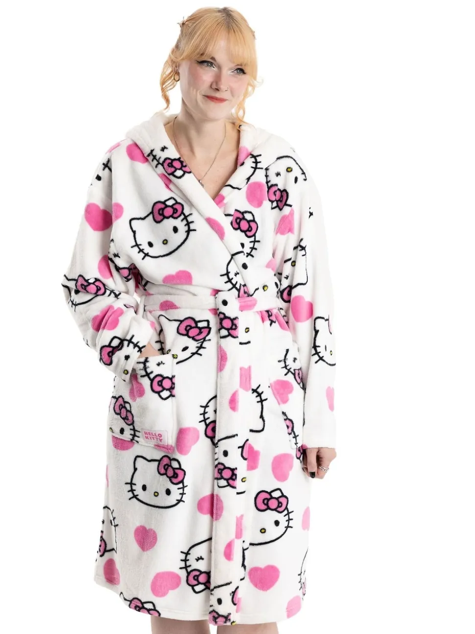 Vanilla Underground Hello Kitty Hooded Bath Robe