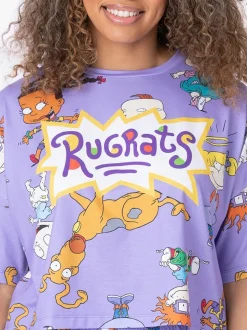 Vanilla Underground shortpyjama met gelicentieerde Rugrats-print voor dames