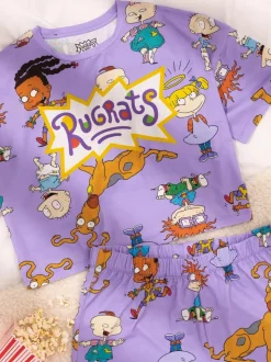 Vanilla Underground shortpyjama met gelicentieerde Rugrats-print voor dames
