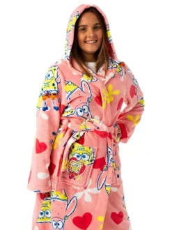 Vanilla Underground Sponge Bob Square Pants Hooded Bath Robe
