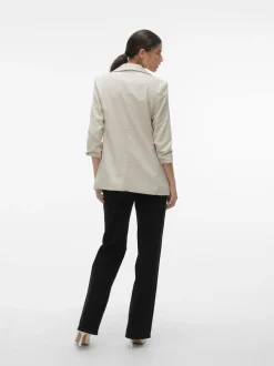 VERO MODA Textured Ruched Sleeve Jacket
