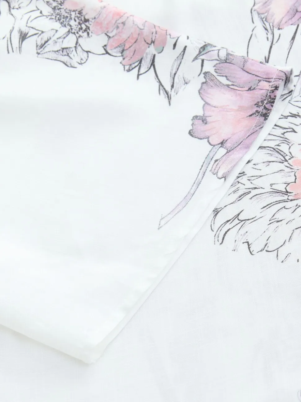Vintage Dahlia - Vintage bloemen lang kimonohemdje