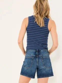 Vintage donkerblauw - FatFace Harlyn denim shorts