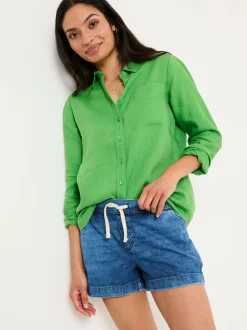 Vintage donkerblauw - FatFace Drawstring Short