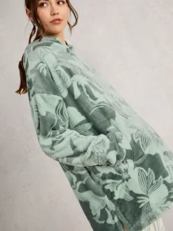 White Stuff Clover Snuggle Hoodie