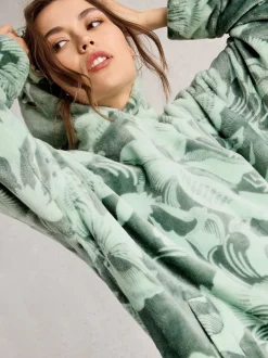 White Stuff Clover Snuggle Hoodie
