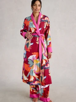 White Stuff Nina Woven Dressing Gown