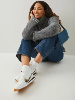 White/Leopard Print - Nike Pacific sneakers