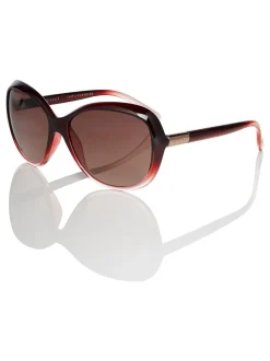 Wijnrood met kleurverloop - Ted Baker Blair Fade zonnebril