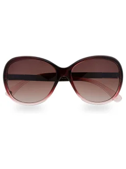 Wijnrood met kleurverloop - Ted Baker Blair Fade zonnebril