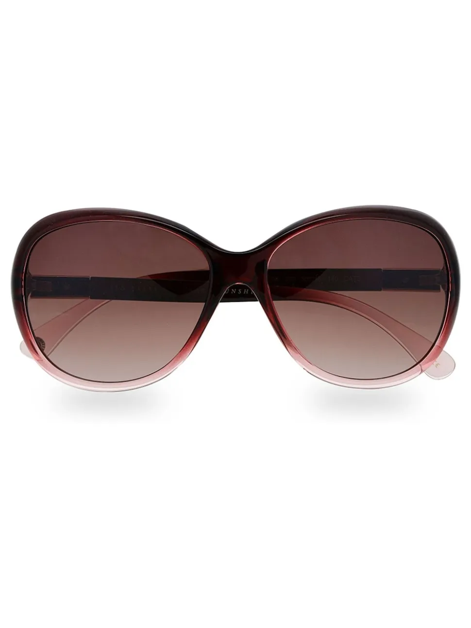 Wijnrood met kleurverloop - Ted Baker Blair Fade zonnebril