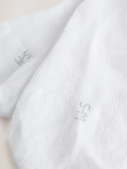 Wit - 5 Paar footsies