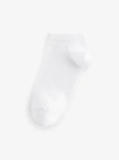 Wit - 4 Paar Modal sneakersokken