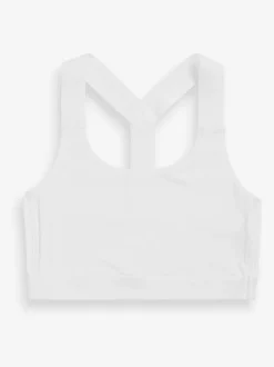 Wit - Active Sports ultiem comfortabele lage impact cropped top