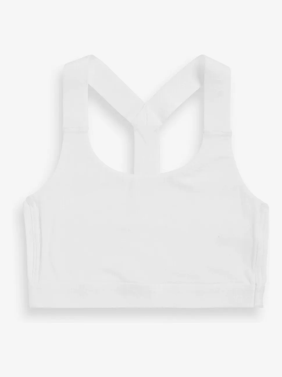 Wit - Active Sports ultiem comfortabele lage impact cropped top
