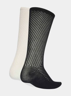 Wit - adidas Originals Crochet Crew Socks 2 Pack