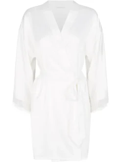 Wit - Ann Summers Cherryann satijnen kimono