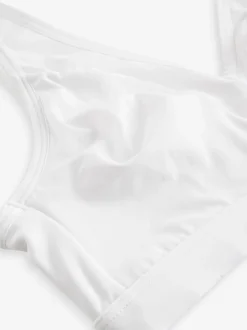 Wit - B-H beha met totale ondersteuning zonder beugel en ultiem comfort