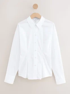 Wit - Cinched Waist Fitted Shirt