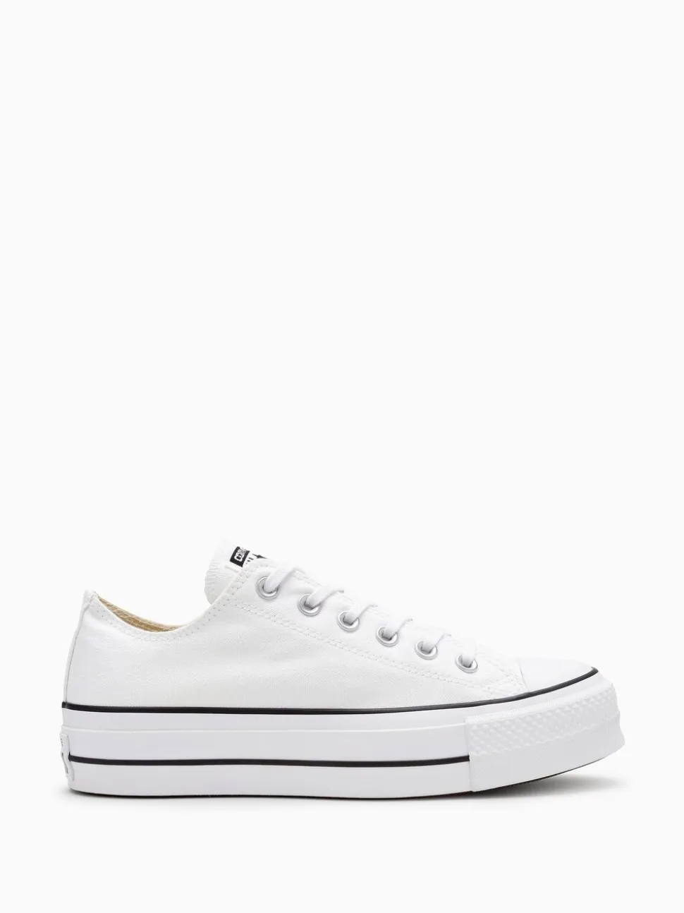 Wit - Converse - Lift Chuck Ox sneakers met plateauzool