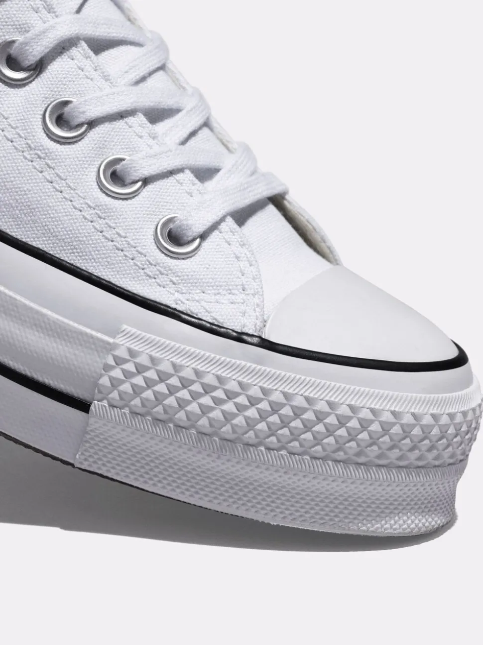 Wit - Converse - Lift Chuck Ox sneakers met plateauzool