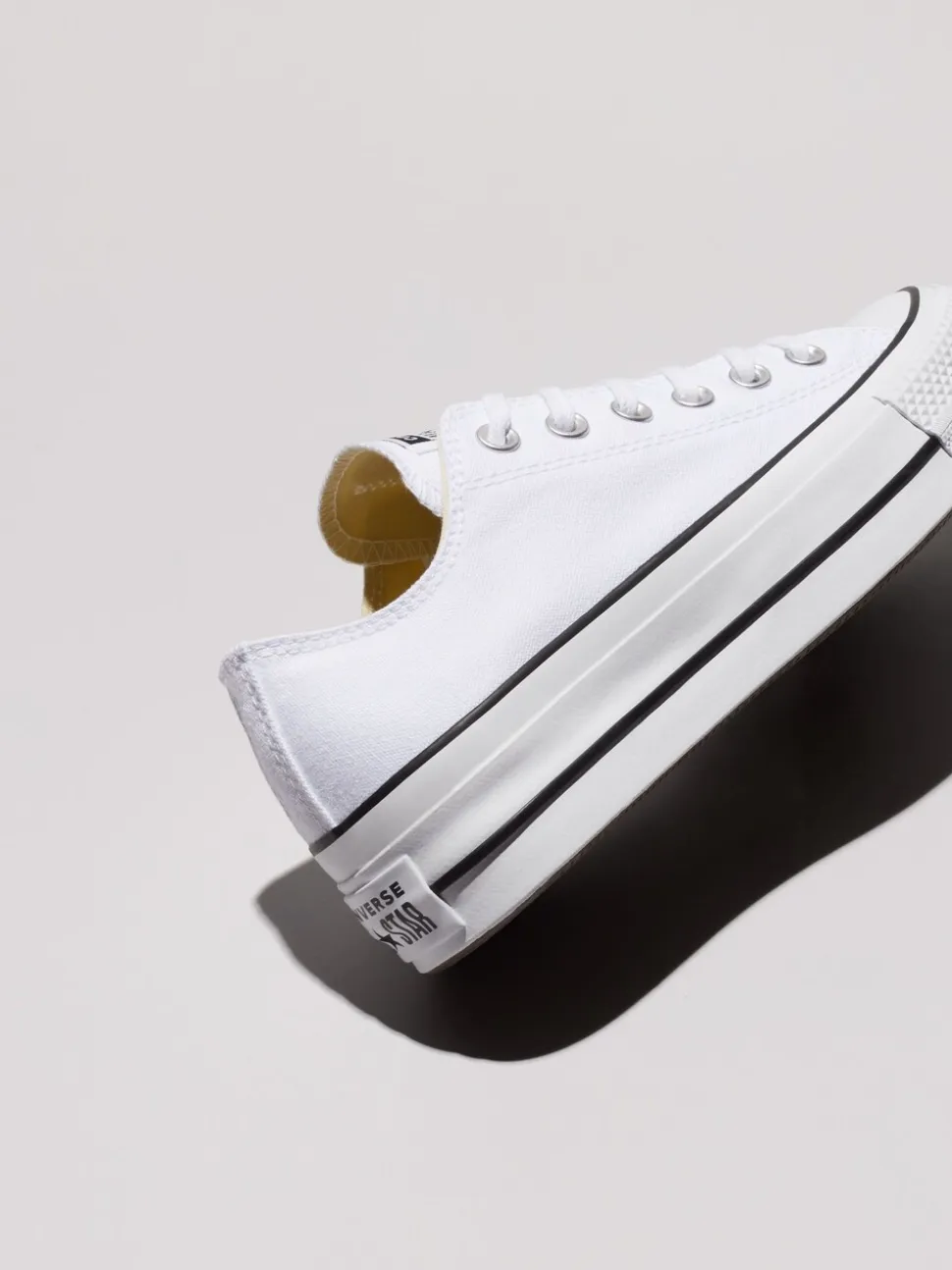 Wit - Converse - Lift Chuck Ox sneakers met plateauzool